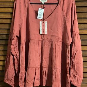 Boho long sleeve blouse